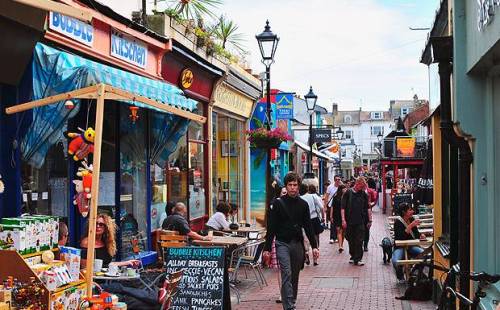 This area is full of vintage clothes shops, some of the best record stores in the UK, and general hippie merriment!